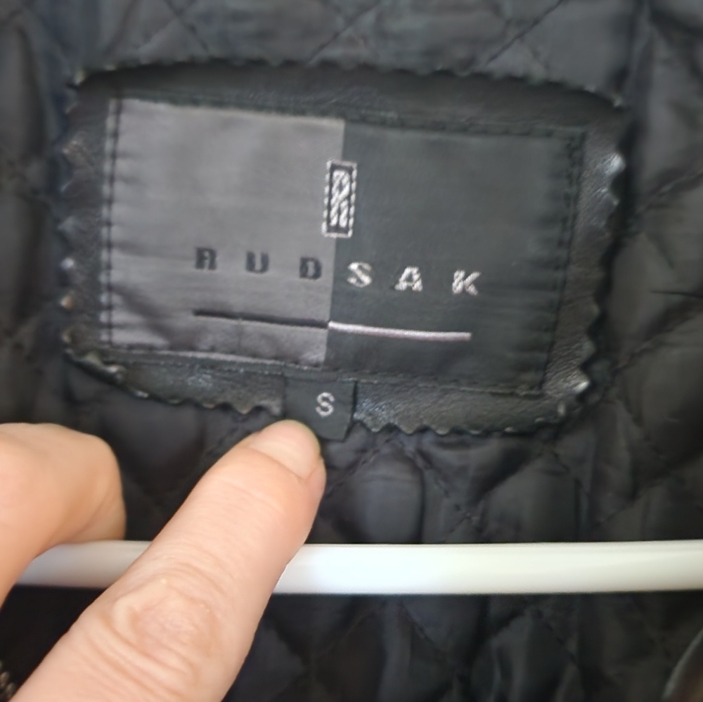 Rudsak Women's Black Insulated Leather Jacket Made In Canada Small - Picture 13 of 16